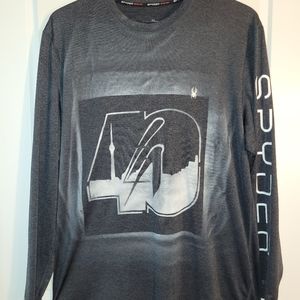 Spyder rashguard long sleeve shirt large mens